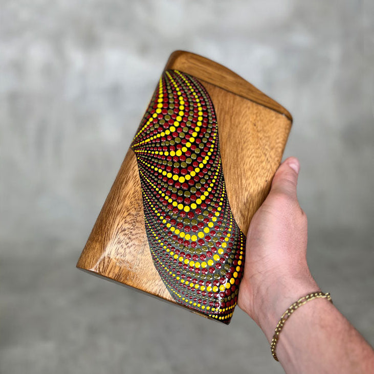 LIDAH® Box Didgeridoo produceert krachtige vibratie