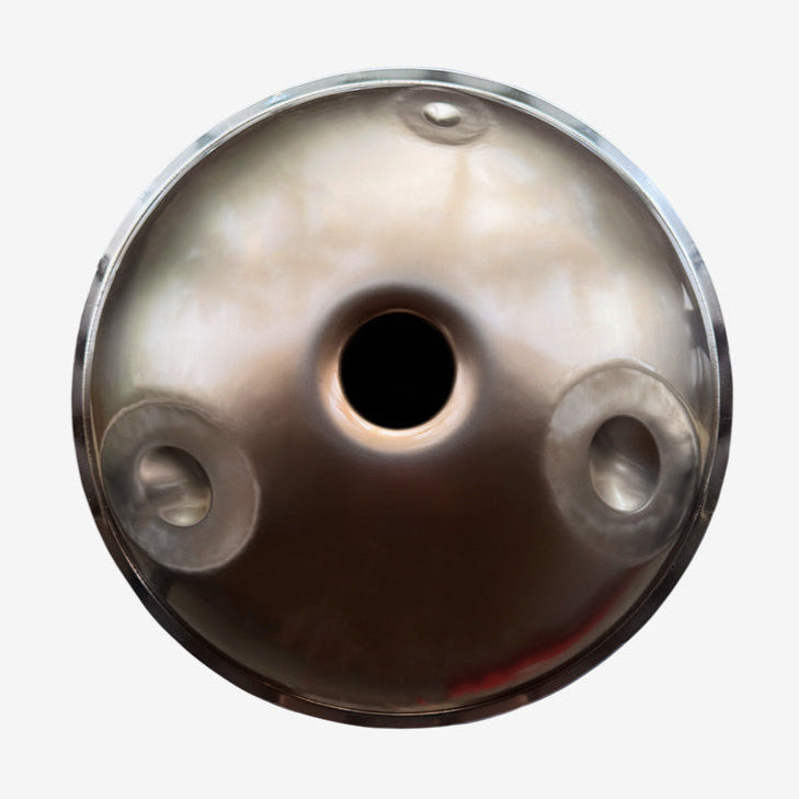 Studiofoto van Stainless Steel LIDAH® D Kurd Minor 13 onderzijde