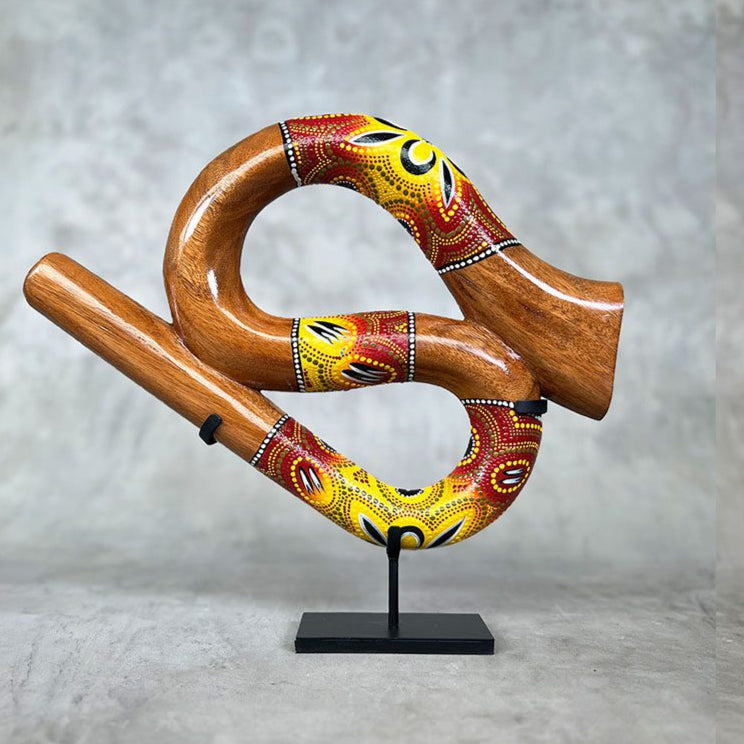 Rode LIDAH® Snake Didgeridoo Studio-foto met standaard