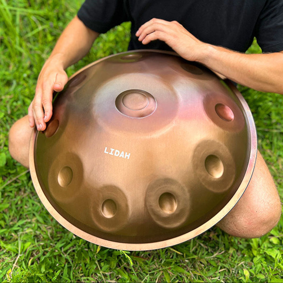 LIDAH® Ember Steel Handpan met warme, diepe resonantie