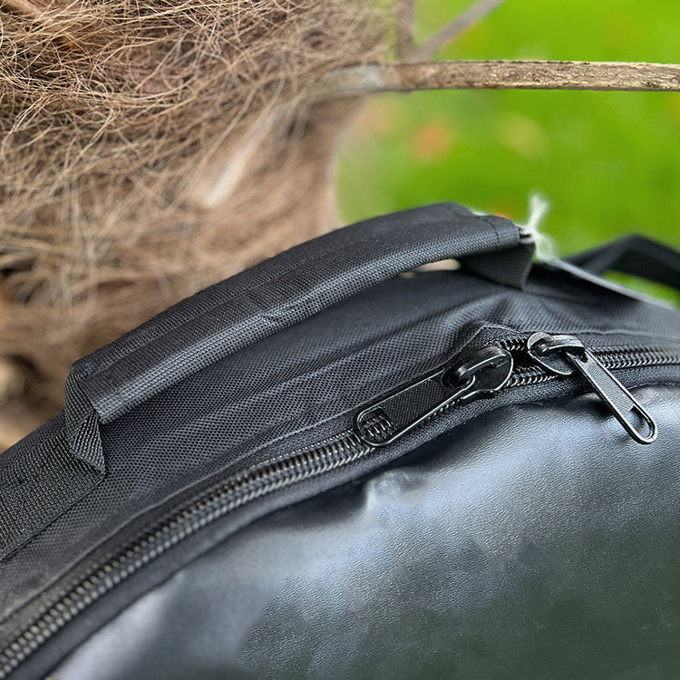LIDAH® Sjamanendrum Tas close-up van handvat